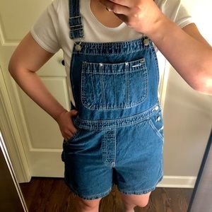 Vintage overall shorts